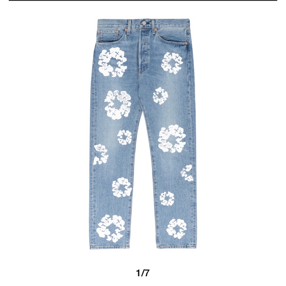 Denim Tears x Levi’s Light Wash - Picture 1 of 6